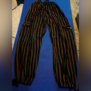 Harem Style / Hippy Pants (Red Yellow Green)